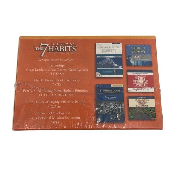 Franklin Covey “Mastering The 7 Habits” 12-CD Set NIB - Stephen R. Covey - Picture 4 of 7